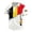 White, variant on Belgium Flag Print Family Matching T-shirt Set In Short Sleeve Patriotic Soccer Jersey Breathable Collared Football Fans Tee Tops