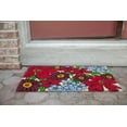 thumbnail image 2 of Entryways Forget-Me-Nots Non-slip Coir Doormat (17" x 28"), 2 of 7