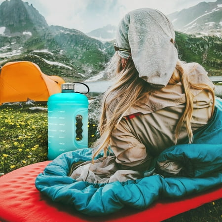 

Dealovy 1 Gallon Outdoor Sports Bottle Portable Leak-Proof Hiking Camping Bottle Clearance