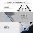 thumbnail image 4 of CoSoTower Lightweight Camping Cot, Aluminium Portable Folding Bed w/ Strong Support 331 lbs and Carry Bag for Camping, Black, 4 of 7