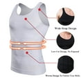thumbnail image 3 of POP CLOSETS Mens Slimming Body Shaper Vest Abdomen Compression Tank Top Tummy Control Vest Thermal Shapewear Belly Hiding Undershirts, 3 of 7