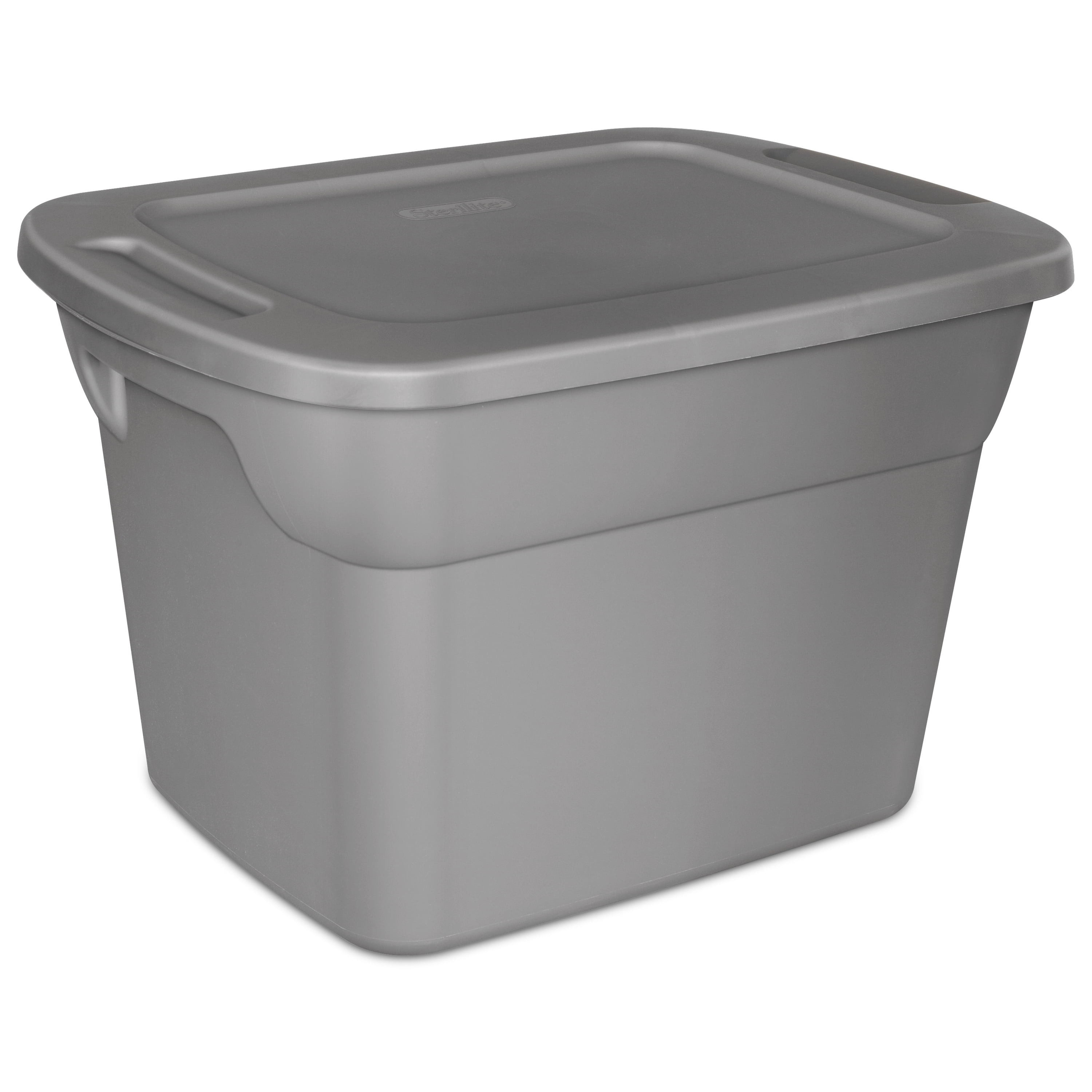 Details About Plastic Storage Container Sterilite Stackable Box 18 Gallon Tote Case Bin 8 Set