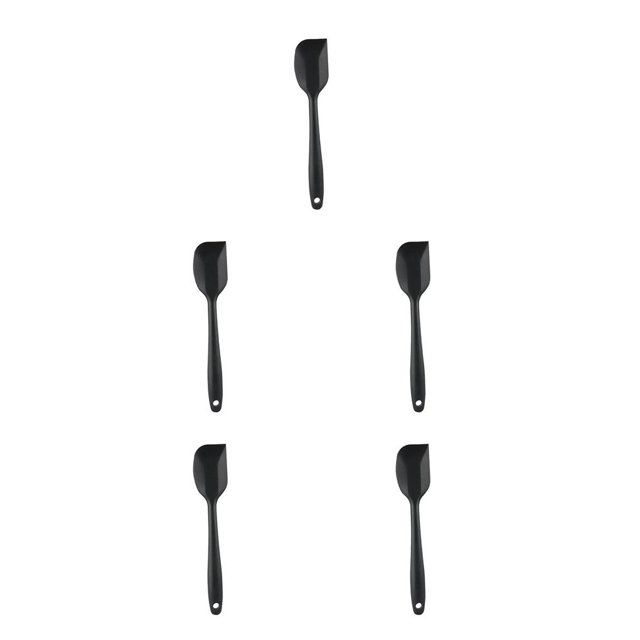 Bearachild Espátula de cocina rascador resistente al calor herramienta resistente al desgaste naranja/negro hogar restaurante raspadores sin Type2 NO2