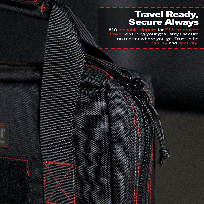 DDT Viper Padded Double Pistol Case, Color Bloodline