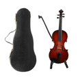 thumbnail image 1 of 1 Set Elegant Mini Violin Decoration Realistic Mini Violin Photo Prop, 1 of 5