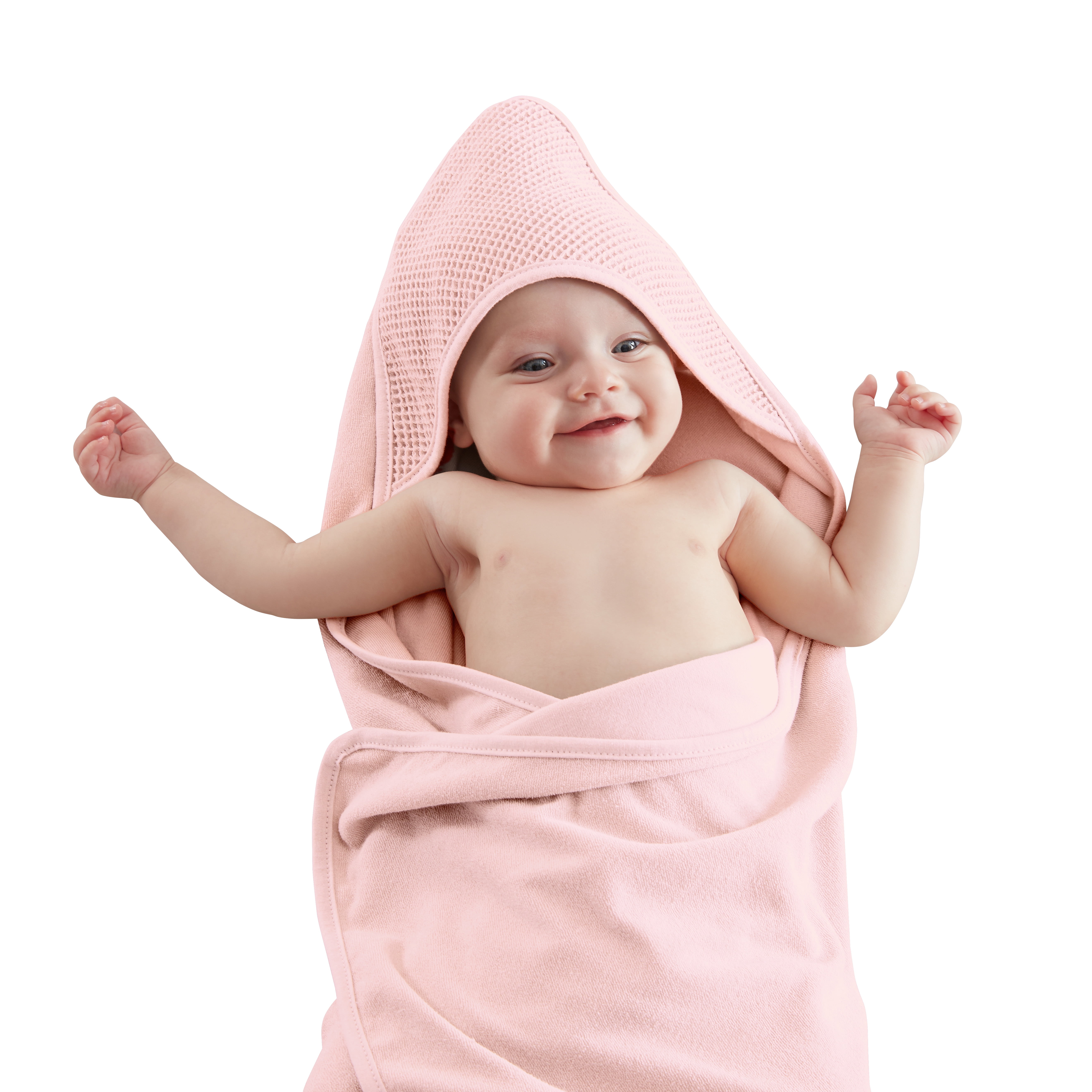 Parents Choice 30 x 30 Hooded Towel, Girl, 3 Pack