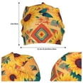 thumbnail image 4 of Logiee Bohemian Sunflower Print Unisex Knit Beanie for Men Women Winter Hat,Beanies Skull Caps, 4 of 7