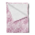 thumbnail image 2 of Cherry Blossom Soft Flannel Fleece Throw Blanket, Overlapping Style Hand Drawn Blossom Flowers Spring Fantasy, Cozy Plush for Indoor and Outdoor Use, 60" x 80", Dried Rose and Pale Pink, by Ambesonne, 2 of 5