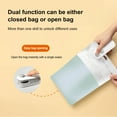 thumbnail image 4 of Mini Bag Sealer, 2 in 1 Bag Sealer and Cutter, Heat Seal Tool - Rechargeable Food Sealer Handheld, Home & kitchen Portable Bag Sealing Machine for Snacks Chips Freshness White, 4 of 9