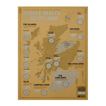 Single Malts of Scotland: Scotch Tasting Map (Best Cheap Single Malt Scotch)