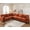 Orange-red, variant on 73'' Loveseat Sofa with All Seats Storage, Modular Sectional Couch with Deep Seat,Oversized Comfy Couch with 7.8'' Cushion for Living Room,Bedroom,Chenille,Green