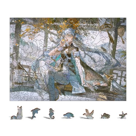 Wuthering Waves Jigsaw Puzzles for Teens and Adults, for Boys and Girls,11”x8”