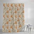thumbnail image 3 of Shower Curtains for Bathroom, Vintage Flower, Waterproof Fabric Shower Curtain, Country Shabby Chic Floral Leaves Decorative Bathroom Curtain for Bathtub, 72"x72", No Hooks Included, 3 of 9