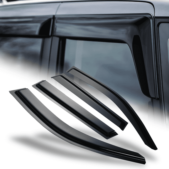 M-AUTO 4 Pieces Window Visor Deflector Rain Guard Smoke Tinted for 2022-2023 Toyota Corolla