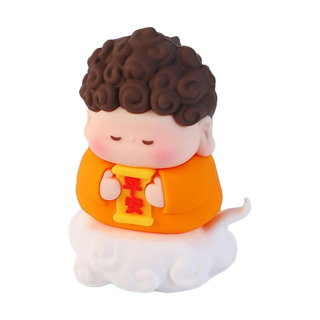 Escultura de figura de bendiciones para centro de mesa, colección de artesanías para el Año Nuevo Chino Estilo A