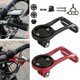 thumbnail image 1 of Soporte de extensión de vástago delantero de bicicleta, adaptador de montaje para bicicleta de montaña, para cámara Garmin Edge, Gps, Gopro, negro claro, 1 of 4