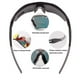 thumbnail image 2 of Polarized Sports Sunglasses Cycling Sun Glasses For Men Women With 5 Interchangeable Lenes For Running Baseball Golf Driving, 2 of 5