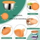 thumbnail image 2 of 3 Recipientes de Aderezo para Ensaladas de 50 Ml para Llevar, Recipientes de Condimentos de Acero Inoxidable con Tapas de Silicona para Caja Bento, 2 of 5
