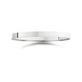 thumbnail image 3 of 950 Platinum 2mm Flat Comfort Fit Wedding Band Ring, 3 of 3