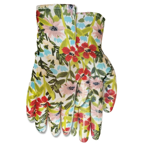 Gant de Jardinier Expert Femme à Imprimé Floral, Transparent, en Nitrile avec Préhension EXPERT GARDENER NITRILE GANT