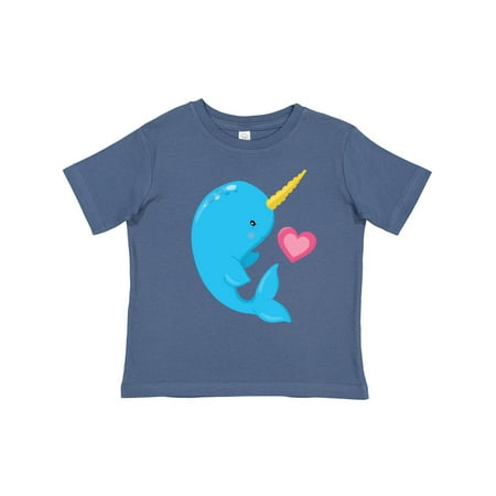 

Inktastic Cute Narwhal Gift Toddler Boy Girl T-Shirt