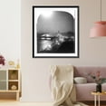 thumbnail image 3 of Historic Framed Print, Overlooking the Thames at 11 o'clock at night, London, England, 17-7/8" x 21-7/8", 3 of 9