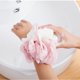 thumbnail image 5 of Esponja de lufa de malla exfoliante para ducha y baño, esponja de lufa de malla, esponja exfoliante natural, para baño en casa o spa, tamaño grande, plegable y portátil, material ecológico,, 5 of 8