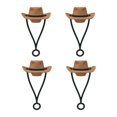 thumbnail image 1 of Tapa de pajita para taza de 30 a 40 oz, tapa de pajita de silicona, sombrero de vaquero, accesorios para vaso de 10 mm, 0,4 pulgadas, lindos regalos para mujeres, 1 of 5