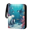thumbnail image 4 of ALAZA Cartoon Bear Penguin under Sea Trading Card Binder 4 Pocket Cards Collection Album 400 Folder Holder, 4 of 6