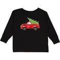 thumbnail image 3 of Inktastic Christmas Vintage Truck with Christmas Tree Boys or Girls Long Sleeve Toddler T-Shirt, 3 of 5