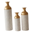 thumbnail image 4 of 3 jarrones de hierro decorativos para flores, regalo de cumpleaños, arreglo floral, maceta para chimenea, estante, inauguración de casa, oficina,, 4 of 8