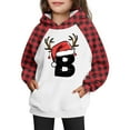 thumbnail image 4 of Cowsor Cute Hoodie for Teen Trendy Letter Print Preppy Hooded Sweatshirts Kids Pullover Long Sleeve School Outfits, 4 of 5