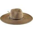thumbnail image 2 of San Diego Hat Company Unisex Ultrabraid El Campo Fedora UBL420 Mix Coffee One Size (21), 2 of 2