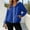 Blue, variant on NominalSnug Lightweight Hoodies for Women Zip up Summer Thin Hoodies Drawstring Loose Fit Cotton Hoodie Casual Beach Cover Up