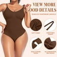 thumbnail image 3 of Slimming Shapewear Bodysuit for Women Tummy Control Sculpting Body Shaper Thong Bodysuit Shaping Tank Tops, 3 of 5