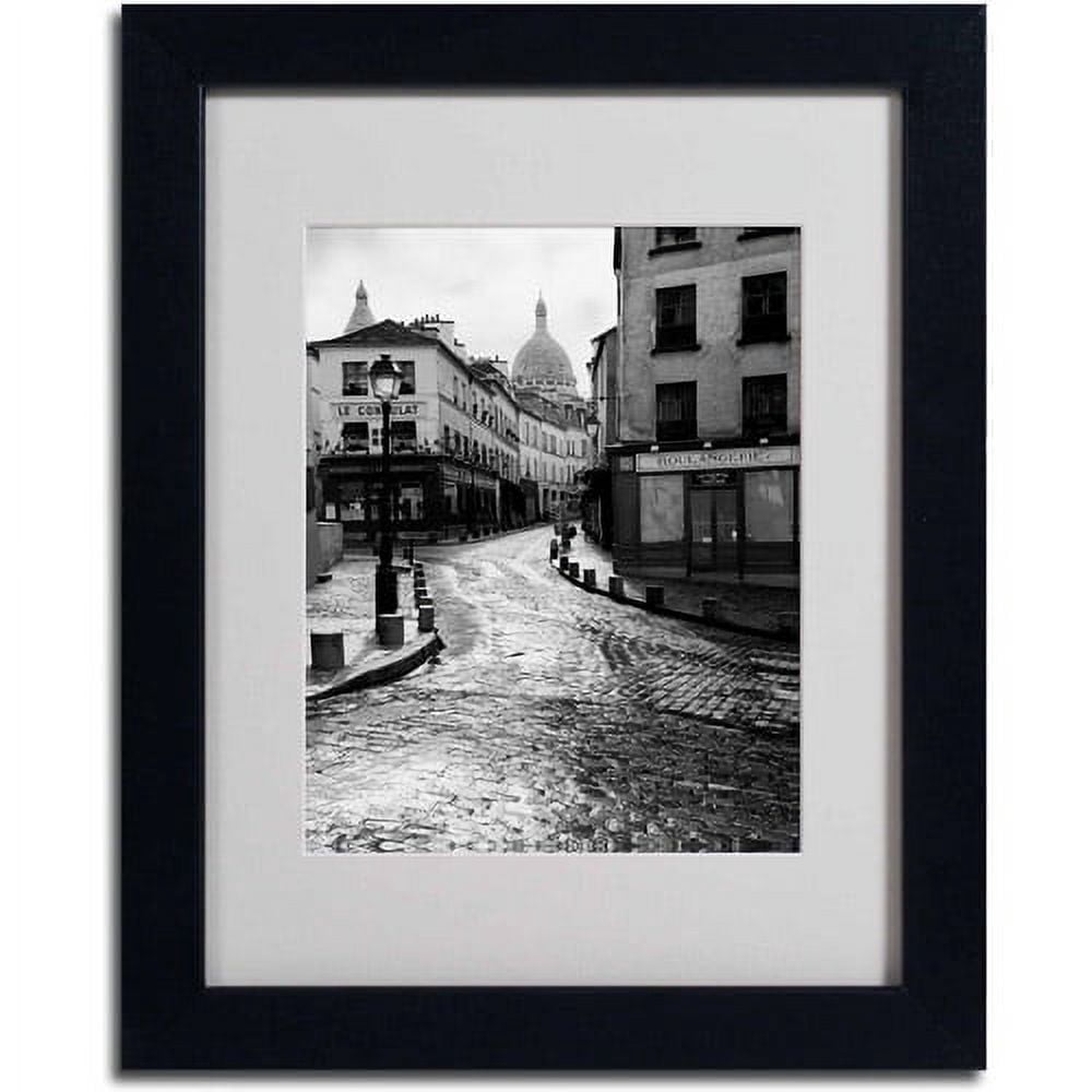 Trademark Fine Art "Montmartre" Framed Canvas Art by Chris Bliss