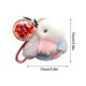 thumbnail image 2 of Llavero De Conejito, Colgante De Pompón Suave, Colgante Para Llave De Coche, Adorno Floral Eterno, Decoración De Animal Adorable, Idea De Regalo Única, Diseño De Bajo Mantenimiento, 2 of 9