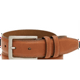 thumbnail image 2 of Club Room Men's Feather Edge Double Keeper Dress Belts Brown Size 44, 2 of 4