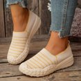 thumbnail image 2 of YLYL Womens Knit Platform Sneakers Thick Sole No Slip Lightweight Comfortable Casual Walking Shoes, 2 of 7
