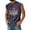 51#Black, variant on Men's Lightweight Patriotic Jersey Tank Top 4th of July Design Crew Neck Sleeveless Workout Casual Vest Light Brown L
