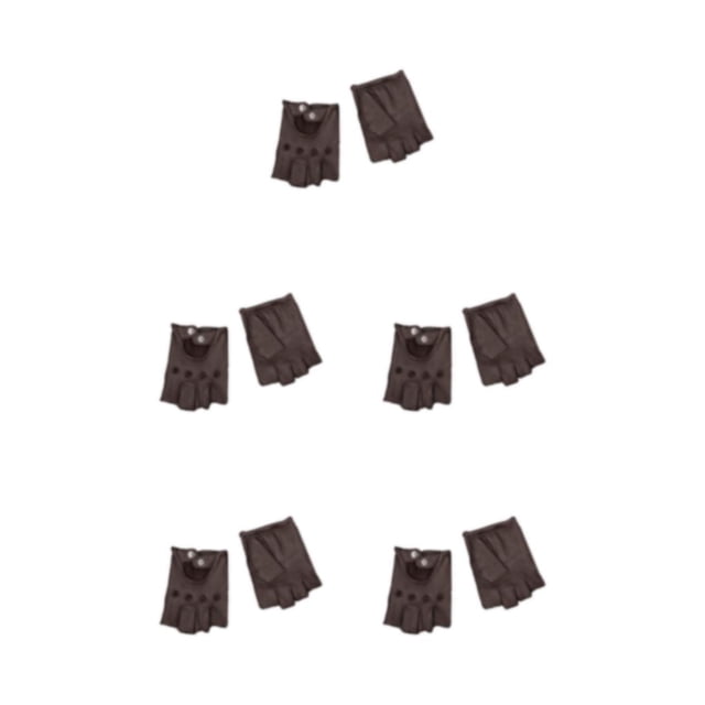 serony Experience Exceptional With These Leather Motorcycle Gloves Easy To Clean coffee XL 5Set