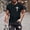 Tops-A613Black, variant on Men's Graphic T-Shirts Crew Neck Soft Short Sleeve T-Shirts Slim Fit Cross Print Tee Shirts Breathable Casual Summer Daily Streetwear Tops