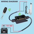 thumbnail image 2 of Interruptor remoto URANT DC 12V-48V 8A a prueba de agua para motor, 2 of 6