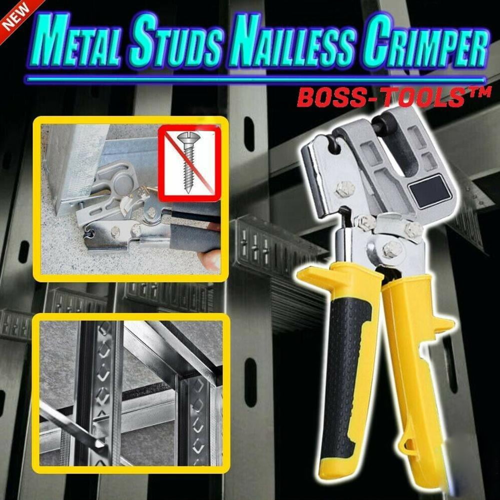 Professional Metal Stud Crimper Tool Punch Crimper Y2O9