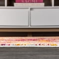 thumbnail image 5 of JONATHAN Y CTP108C-28 Contemporary POP Modern Abstract Pink/Orange 2 ft. x 8 ft. Runner Rug, 5 of 9