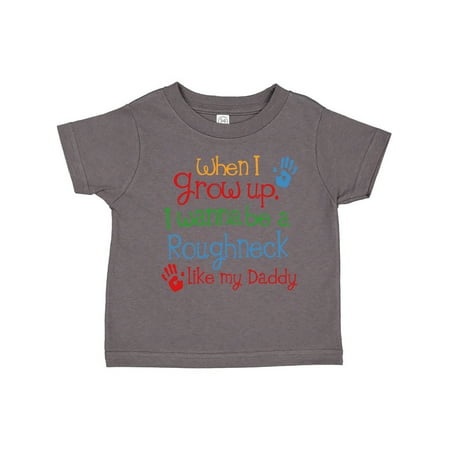 

Inktastic Future Oil Rig Roughneck Like Daddy Gift Toddler Boy Girl T-Shirt