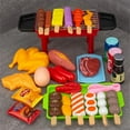 thumbnail image 1 of Jouets Alimentaires Enfants Jeu d'Imitation Cuisine Jouets Aliments de Simulation Batterie de Cuisine Cuisine Kit BBQ Jeu de Rôle Cadeau Éducatif pour Enfants, 1 of 7