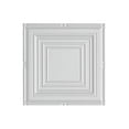 thumbnail image 2 of Fasade Easy Installation Portrait Gloss White Glue Up Ceiling Tile/ Ceiling Panel (12" X 12" Sample), 2 of 3