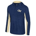 thumbnail image 2 of Men's Colosseum Navy Georgia Tech Yellow Jackets Always Sunny Quarter-Zip Hoodie, 2 of 3