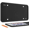 thumbnail image 1 of Aujen Silicone License Plate Frames, 1 Pack Car License Plate Cover, Universal US Car Black License Plate Bracket Holder.Rust-Proof, Rattle-Proof, Weather-Proof, 1 of 4